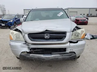 2003 Honda Pilot EX with VIN 2HKYF18753H551640, listed as a Copart auction lot 86652314 with 22,118 mi miles and Salvage Title. Bid and sale history available at carsss.com. Image 5.