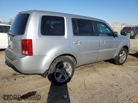2013 Honda Pilot EX-L with VIN 5FNYF4H57DB055495, listed as a Copart auction lot 84903574 with 118,498 mi miles and Salvage Title. Bid and sale history available at DreamBid. Image 3.
