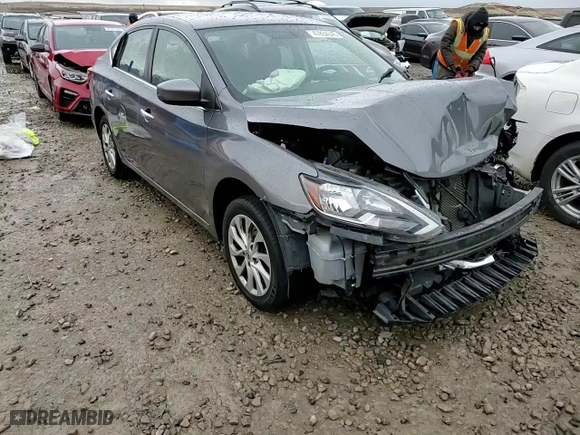 2019 Nissan Sentra SV with VIN 3N1AB7AP0KY279741, listed as a Copart auction lot 47864045 with 0 mi miles and Salvage Title. Bid and sale history available at carsss.com. Image 10.