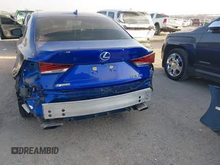 2020 Lexus IS 300 F Sport with VIN JTHGA1D28L5102200, listed as a IAAI auction lot 41780938 with 50,778 mi miles and . Bid and sale history available at DreamBid. Image 6.
