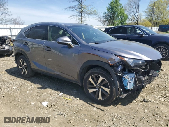 2019 Lexus NX 300 with VIN JTJBARBZXK2200779, listed as a Copart auction lot 52362745 with 52,501 mi miles and Salvage title. Bid and sale history available at DreamBid. Image 4.