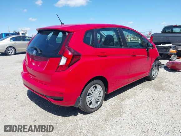 2019 Honda Fit LX with VIN 3HGGK5H45KM744420, listed as a IAAI auction lot 41986307 with 18,285 mi miles. Bid and sale history available at carsss.com. Image 4.