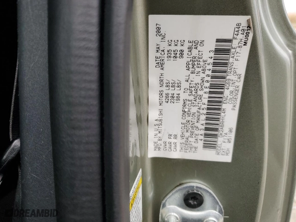 2008 Mitsubishi Eclipse GS with VIN 4A3AL25F18E004543, listed as a Copart auction lot 78719614 with 132,083 mi miles and Salvage Title. Bid and sale history available at carsss.com. Image 14.