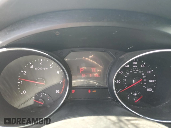2016 Kia Sedona LX with VIN KNDMB5C11G6188869, listed as a Copart auction lot 56724745 with 91,195 mi miles and Clean Title. Bid and sale history available at DreamBid. Image 9.