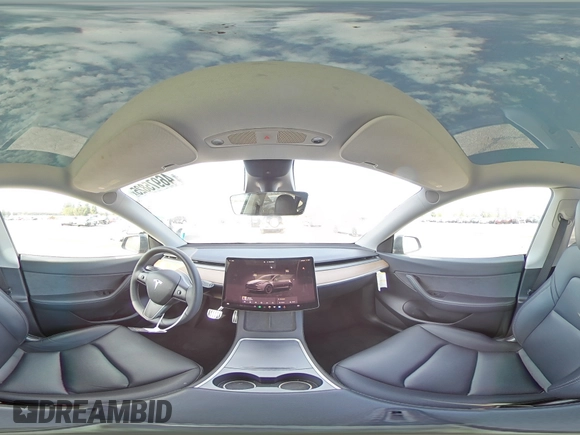 2022 Tesla Model Y Performance with VIN 7SAYGDEF3NF490643, listed as a Copart auction lot 46975825 with 50,792 mi miles and Salvage Title. Bid and sale history available at DreamBid. Image 13.