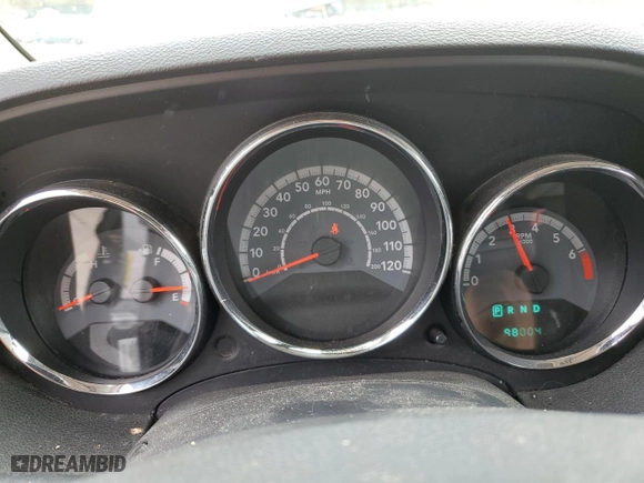 2012 Dodge Caliber SXT with VIN 1C3CDWDA4CD536524, listed as a Copart auction lot 54690065 with 98,004 mi miles and Clean Title. Bid and sale history available at carsss.com. Image 9.