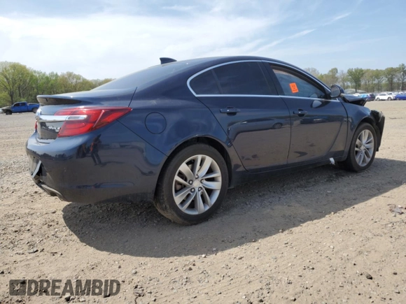 2016 Buick Regal Premium II with VIN 2G4GT5GX1G9119063, listed as a Copart auction lot 50596895 with 102,018 mi miles and Salvage title. Bid and sale history available at DreamBid. Image 3.