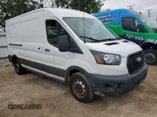 2021 Ford Transit Cargo with VIN 1FTBR1C87MKA02229, listed as a Copart auction lot 74994774 with Not Provided miles and Non Repairable. Bid and sale history available at DreamBid. Image 4.