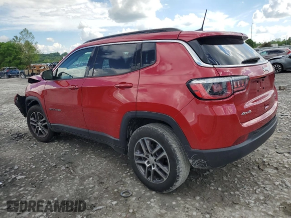 2017 Jeep Compass Latitude z VIN 3C4NJDBB1HT665979, wystawiony jako Copart lot #56522185 z przebiegiem 69 646 mil mil oraz Szkoda całkowita • Salvage title. Historia ofert i sprzedaży dostępna na DreamBid. Obrazek 2.