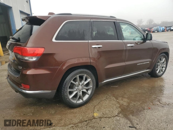 2015 Jeep Grand Cherokee Summit with VIN 1C4RJFJG9FC611560, listed as a Copart auction lot 48703515 with 65,056 mi miles and Clean title. Bid and sale history available at DreamBid. Image 3.