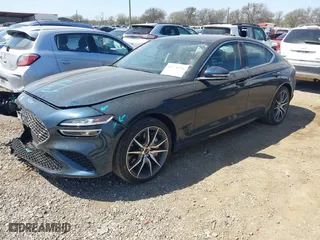 2025 Genesis G70 2.5T with VIN KMTG34SC0SU153558, listed as a IAAI auction lot 41778294 with 9,245 mi miles. Bid and sale history available at carsss.com. Image 22.