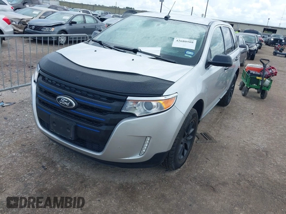 2014 Ford Edge SE with VIN 2FMDK3GC0EBB21481, listed as a IAAI auction lot 42680508 with 129,052 mi miles and . Bid and sale history available at DreamBid. Image 2.