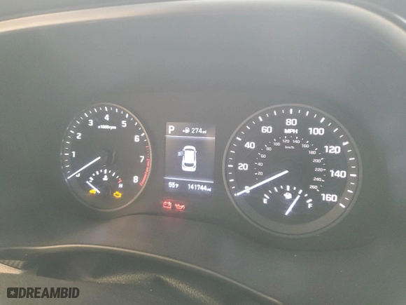 2020 Hyundai Tucson SEL with VIN KM8J3CAL2LU190298, listed as a Copart auction lot 46056655 with 141,744 mi miles and Salvage Title. Bid and sale history available at carsss.com. Image 9.