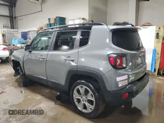 2020 Jeep Renegade Limited with VIN ZACNJBD17LPL95002, listed as a Copart auction lot 48807355 with 35,226 mi miles and Salvage title. Bid and sale history available at DreamBid. Image 2.