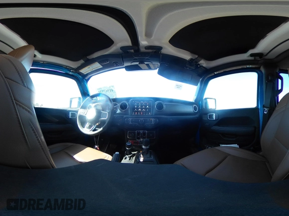 2023 Jeep Gladiator Rubicon with VIN 1C6JJTBG3PL581023, listed as a IAAI auction lot 41963931 with 15,023 mi miles and . Bid and sale history available at DreamBid. Image 19.
