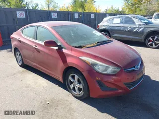 2014 Hyundai Elantra Limited with VIN 5NPDH4AE7EH480754, listed as a IAAI auction lot 40655335 with 125,162 mi miles. Bid and sale history available at carsss.com. Image 1.
