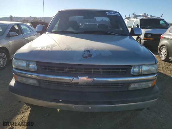 1999 Chevrolet Silverado 1500 LS with VIN 2GCEC19W8X1274717, listed as a Copart auction lot 84454814 with 0 mi miles and Salvage Title. Bid and sale history available at carsss.com. Image 5.