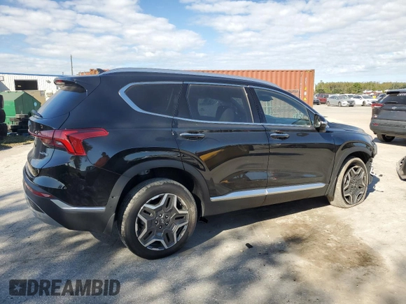 2023 Hyundai Santa Fe Hybrid Limited with VIN 5NMS5DA11PH018770, listed as a Copart auction lot 76145814 with 8,687 mi miles and Non Repairable. Bid and sale history available at carsss.com. Image 3.