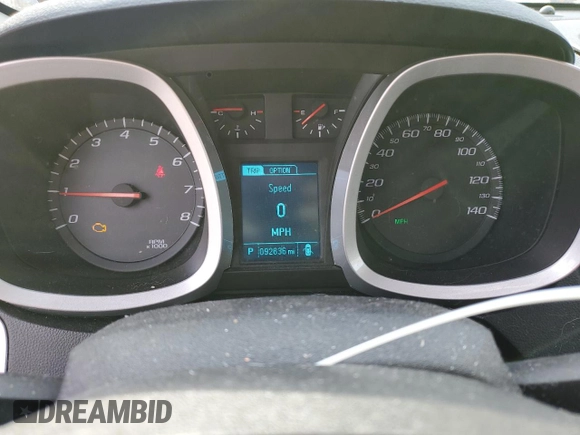 2016 Chevrolet Equinox LT with VIN 2GNFLFEK2G6224541, listed as a Copart auction lot 52292745 with 92,636 mi miles and Salvage Title. Bid and sale history available at DreamBid. Image 9.