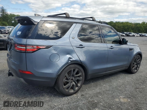 2018 Land Rover Discovery HSE Luxury with VIN SALRT2RV5JA075290, listed as a Copart auction lot 68240464 with 76,647 mi miles and Salvage Title. Bid and sale history available at carsss.com. Image 3.