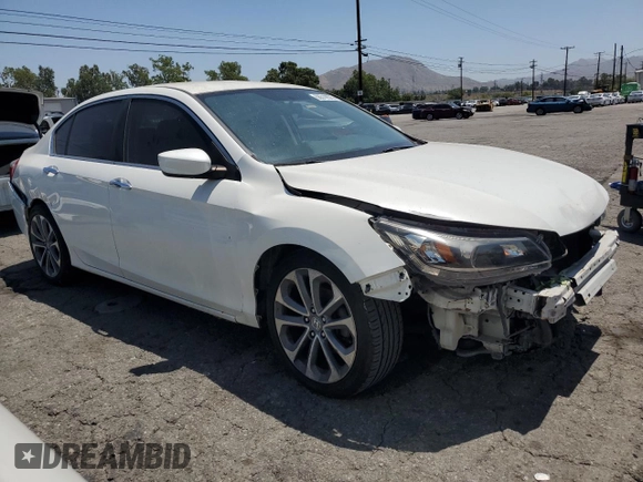 2013 Honda Accord Sport with VIN 1HGCR2F56DA012477, listed as a Copart auction lot 56510975 with 131,662 mi miles and Clean Title. Bid and sale history available at DreamBid. Image 4.
