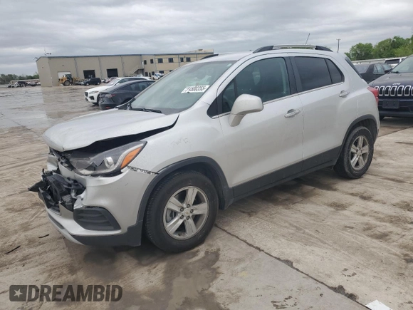 2019 Chevrolet Trax LT z VIN KL7CJLSB8KB844947, wystawiony jako Copart lot #51800355 z przebiegiem 93 740 mil mil oraz Szkoda całkowita • Salvage title. Historia ofert i sprzedaży dostępna na DreamBid. Obrazek 1.
