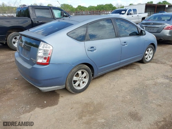 2007 Toyota Prius with VIN JTDKB20U277090996, listed as a IAAI auction lot 42036393 with 1 mi miles. Bid and sale history available at carsss.com. Image 4.