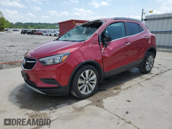 2017 Buick Encore Preferred с VIN KL4CJASB2HB103736, выставлен на аукционе Copart как лот 57473075 с пробегом 126 859 миль миль и Списание • Salvage title. История ставок и продаж доступна на DreamBid. Изображение 1.