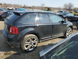 2012 Ford Edge Sport with VIN 2FMDK4AK6CBA02191, listed as a Copart auction lot 42159645 with 189,379 mi miles and Salvage Title. Bid and sale history available at carsss.com. Image 3.