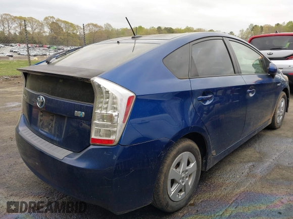 2010 Toyota Prius II with VIN JTDKN3DU3A0122524, listed as a IAAI auction lot 41960254 with 214,195 mi miles and . Bid and sale history available at DreamBid. Image 4.