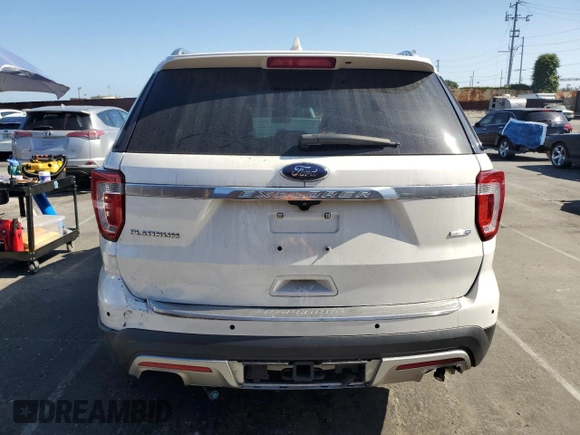 2016 Ford Explorer Platinum with VIN 1FM5K8HT5GGB95331, listed as a Copart auction lot 57315175 with 80,735 mi miles and Salvage title. Bid and sale history available at DreamBid. Image 6.
