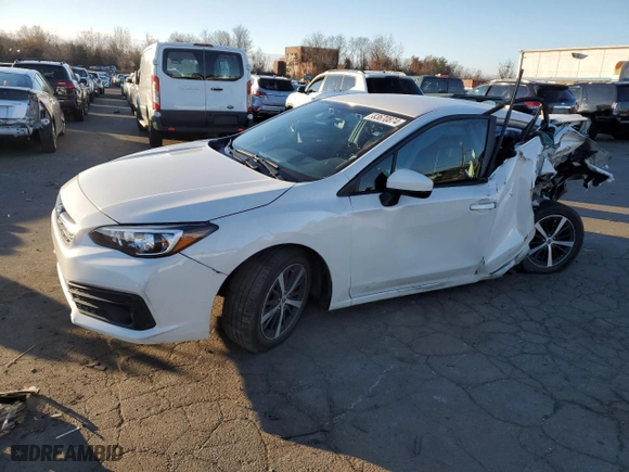 2020 Subaru Impreza Premium with VIN 4S3GKAV60L3612410, listed as a Copart auction lot 83670874 with 31,821 mi miles and Salvage Title. Bid and sale history available at carsss.com. Image 1.