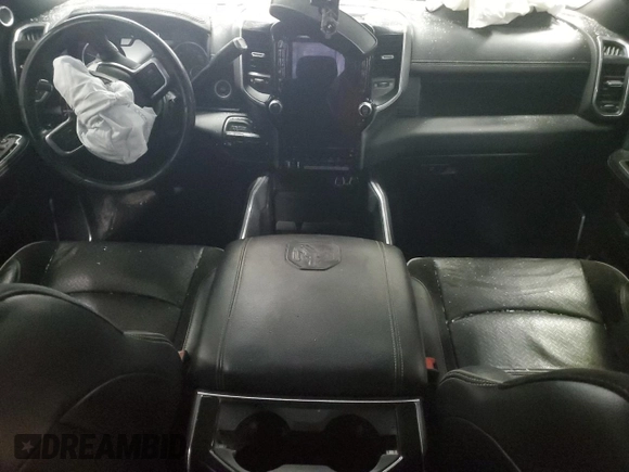 2021 Ram 3500 Laramie with VIN 3C63R3ML4MG619802, listed as a Copart auction lot 59257944 with 0 mi miles and Salvage Title. Bid and sale history available at carsss.com. Image 8.