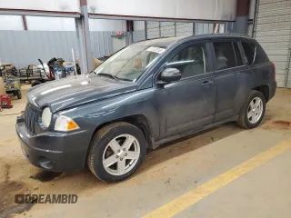 2007 Jeep Compass Sport with VIN 1J8FF47W87D130159, listed as a Copart auction lot 47032565 with 161,236 mi miles and Salvage Title. Bid and sale history available at carsss.com. Image 1.