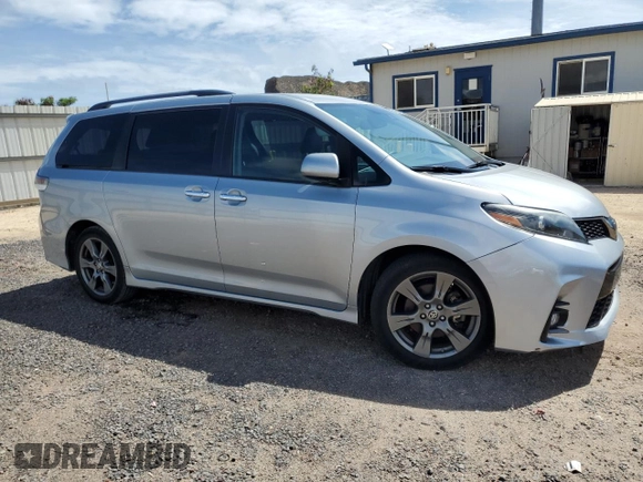 2020 Toyota Sienna SE with VIN 5TDXZ3DC0LS064082, listed as a Copart auction lot 54386855 with 98,253 mi miles and Clean Title. Bid and sale history available at DreamBid. Image 4.