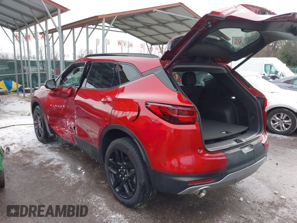 2023 Chevrolet Blazer LT z VIN 3GNKBJRS1PS225535, wystawiony jako IAAI lot #41389360 z przebiegiem 7 197 mil mil oraz . Historia ofert i sprzedaży dostępna na DreamBid. Obrazek 3.