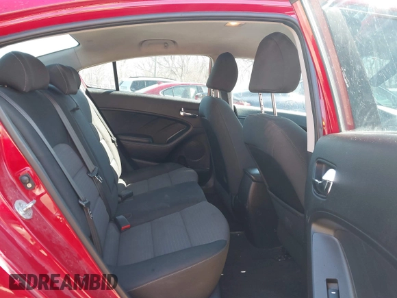2016 Kia Forte LX with VIN KNAFX4A61G5523747, listed as a IAAI auction lot 41816126 with 117,760 mi miles. Bid and sale history available at carsss.com. Image 8.