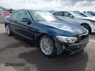 2014 BMW 4 Series 428i with VIN WBA3V5C52EJ968893, listed as a IAAI auction lot 41955531 with 91,090 mi miles and . Bid and sale history available at DreamBid. Image 1.