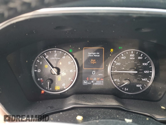 2022 Subaru Outback Touring with VIN 4S4BTAPC4N3161412, listed as a Copart auction lot 45334065 with 29,894 mi miles and Salvage Title. Bid and sale history available at DreamBid. Image 9.
