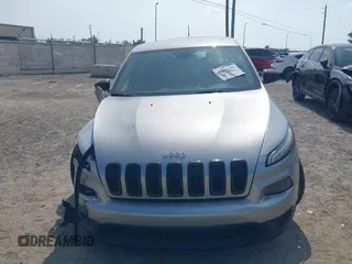 2015 Jeep Cherokee Sport with VIN 1C4PJMAB5FW533972, listed as a IAAI auction lot 41865291 with 106,063 mi miles. Bid and sale history available at carsss.com. Image 13.