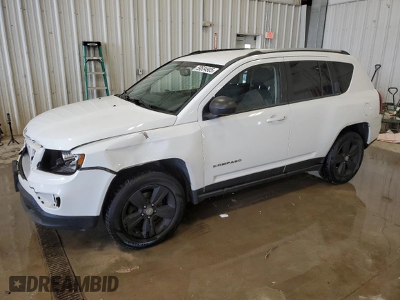 2016 Jeep Compass Sport with VIN 1C4NJDBB1GD571668, listed as a Copart auction lot 59534905 with 161,741 mi miles and Clean title. Bid and sale history available at DreamBid. Image 1.