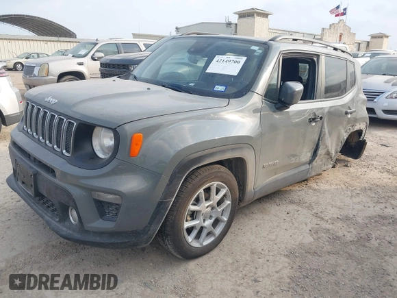 2021 Jeep Renegade Latitude with VIN ZACNJCBB7MPN27999, listed as a IAAI auction lot 42149700 with 32,566 mi miles and . Bid and sale history available at DreamBid. Image 18.