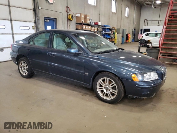 2006 Volvo S60 2.5T with VIN YV1RH592862554749, listed as a Copart auction lot 53538585 with 86,040 mi miles and Clean Title. Bid and sale history available at carsss.com. Image 4.