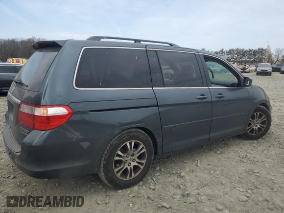 2005 Honda Odyssey TOURING with VIN 5FNRL38845B104056, listed as a Copart auction lot 47698175 with 203,076 mi miles and Salvage Title. Bid and sale history available at carsss.com. Image 3.