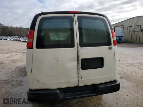 2011 Chevrolet Express Cargo with VIN 1GCSGAFX8B1134475, listed as a Copart auction lot 88822585 with 343,480 mi miles and Clean title. Bid and sale history available at DreamBid. Image 6.