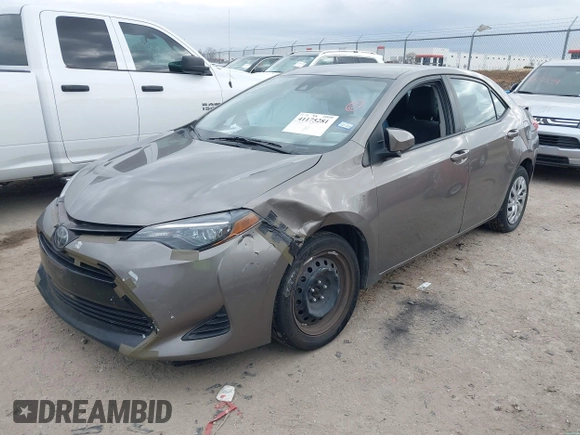 2019 Toyota Corolla L with VIN 2T1BURHE4KC234913, listed as a IAAI auction lot 41175281 with 107,235 mi miles and . Bid and sale history available at carsss.com. Image 2.