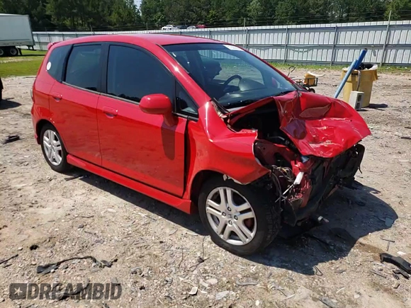 2007 Honda Fit Sport with VIN JHMGD37647S000272, listed as a Copart auction lot 61920584 with 168,922 mi miles and Salvage Title. Bid and sale history available at carsss.com. Image 11.