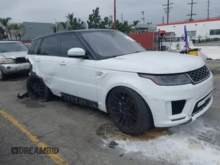 2018 Land Rover Range Rover Sport HSE with VIN SALWR2RV0JA400235, listed as a IAAI auction lot 41894717 with 67,332 mi miles. Bid and sale history available at carsss.com. Image 1.