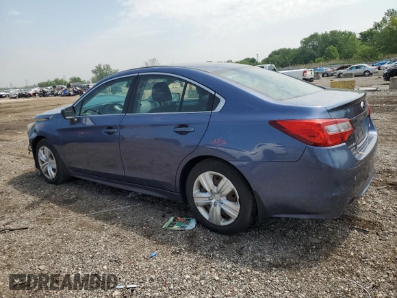 2016 Subaru Legacy 2.5i with VIN 4S3BNBA64G3052006, listed as a Copart auction lot 60080995 with 66,488 mi miles and Salvage title. Bid and sale history available at DreamBid. Image 2.