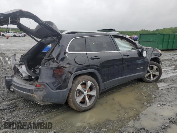 2019 Jeep Cherokee Limited with VIN 1C4PJLDX1KD143488, listed as a Copart auction lot 56759085 with 70,395 mi miles and Salvage title. Bid and sale history available at DreamBid. Image 3.